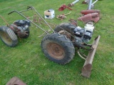 David Bradley Walk Behind Tractor w/ Blade, Newer Predator Engine
