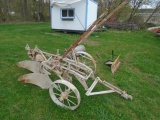 2x International Trailer Plow On Steel Wheels