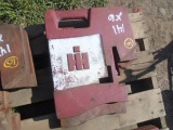 International 100LB Stamped Suitcase Weights, Sold By The Piece x6