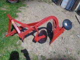 Red 1x 3pt Plow w/ Coulter