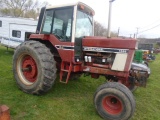 International 1586 Tractor, Cab, Dual Pto & Dual Remotes, 20.8-38 Tires, 2