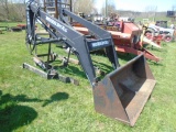 Woods Dual 3100 Loader w/ Brackets, 7' GP Bucket, Hoses Plug Into Tractor R