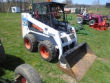 Bobcat 763F Skid Steer, OROPS, Kubota V2203E 4 Cylinder Diesel Engine, Aux