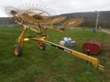 Vermeer VR1022 10 Wheel Rake, Hydraulic Fold, Late Model Machine, Very Clea