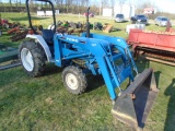 Ford 1715 4wd Compact Tractor w/ 7108 Ford Loader, Only 1089 Hours, Gear Dr