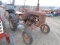 Farmall Super AV High Crop Antique Tractor w/ Cultivators, Good Firestone 9