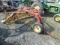 New Holland 258 Rake w/ Dolly Wheel, Rubber Teeth, Clean Original