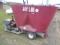 Jaylor A100 TMR Feed Mixer Wagon, Gas Powered, Runs & Works Good, Forward &