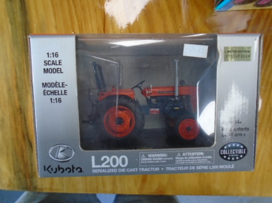 Kubota L200 1/16 Toy, New In Box, High Detail, Limited Edition 1 Of 2500