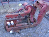 International 414 Diesel Parts Engine Out Of A 966 w/ Frame Rails & Front C