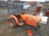Kubota B5200 4wd Compact Tractor, Gear Drive, Rops, 558 Hours Showing, Cyli