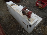 White L Shaped Fuel Tank w/ Electric Pump