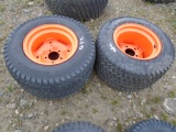 (2) 24x12-12 Turf Tires & Rims