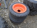 Pair Of Front Turf Tires & Rims For BX