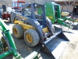 New Holland LS180 Skid Steer, OROPS, New Bucket, Good Tires, Aux Hydraulics