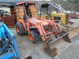 Kubota L35 Loader Tractor, OROPS, 4wd, Glide Shift (Powershift) w/ Shuttle,