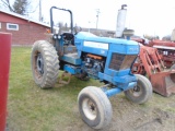 Ford 7700 Tractor, ROPS, Triple Remotes, Wheel Weights, 8973 Hours, Working