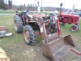 Case 1290 4wd Tractor w/ Loader, Rough Not Running, Dual Remotes, No Hour M