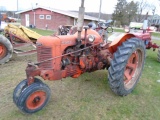 Case SC Antique Tractor w/ Fenders & Weights, Runs