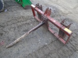 Pin On Loader Bale Spear, Adjustable For Many Different Loaders