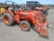 Kubota L2850 4wd Compact Tractor w/ Kubota LA500 Loader, Gear Drive, Ag Tir
