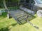 5x8 Mesh Single Axle Trailer w/ Ramp Gate & Taper Sides, As New, We Have A