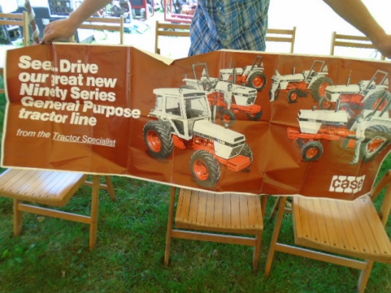 Case David Brown 90 Series Large Poster, Some Rips But Very Unique