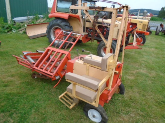 Gas Powered Woodsplitter w/ Loading Arm & Grapple, Very Cool Piece Built By