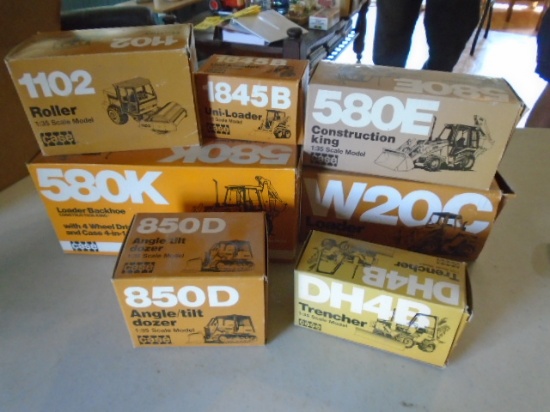 (7) Case 1/35 Construction Toys In Box, Good Old Toys