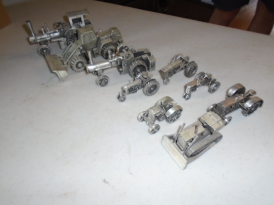(9) Pewter Case Toys