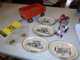 Case 1/16 Wagon, (5) Plates, (2) Stickers, 1/32 David Brown 1412, David Bro