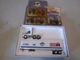 1/64 Case Semi & 1/64 Tractors
