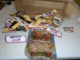 Fassetts Machinery Decals, Whites Farm Supply Case IH Patches, Toy