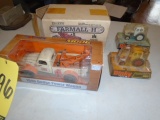 1/16 Farmall H, 1946 Dodge Truck, 2 David Brown Dinky Toys w/ High Detail