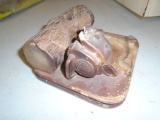 Neat Old Chainsaw Ash Tray That Was on The Parts Counter Of Fassett Machine
