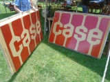 Case Plastic Sign, 2 Sides, No Cracks & Good Color