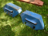 (2) Case Bicentenial Fenders & (2) Deck Shields