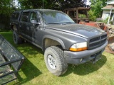 03 Dodge Dakota 4x4 Pickup, 4 Door, Truck Cap, Automatic, 213K Miles, Firef