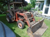 Custom Built Case 430 Tractor, Custom Cab Built By Loren w/ Tilt Steering W