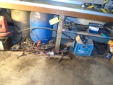 Contents On Floor Under Bench Below Lighted Case Sign