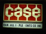 Lighted Case Sign From Randall Implement Local Dealership, Works, Mounted O