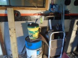 Grease Guns, Oil Barrel & Surrounding Contents