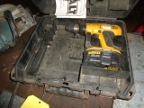Dewalt Drill, Cordless, Not Charged