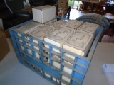 Milk Crate Of Pewter Toy Empty Boxes