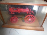 Case Stationary Steam Engine In Glass Display Box