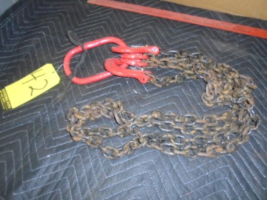Unused Chain Sling w/ 2 Chains
