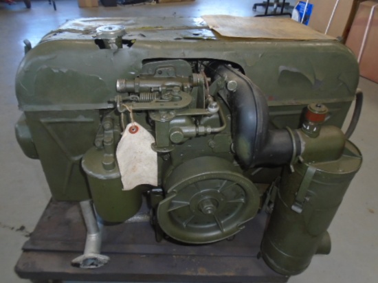 Hercules 2 Cylinder Air Cooled Military Gas Engine, Unused 1966