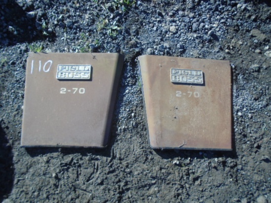 Pair OF White 2-70 Side Covers