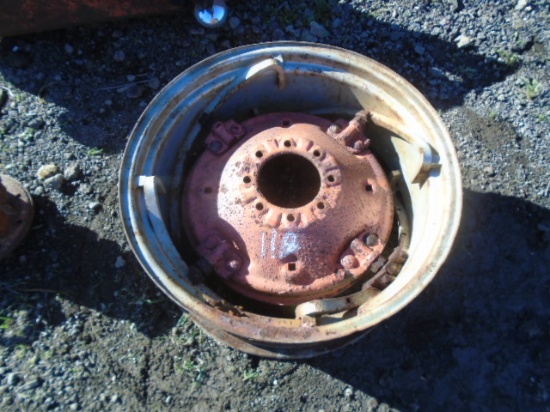 Allis Chalmers WD Power Adjust Rim & Center, Needs Repair