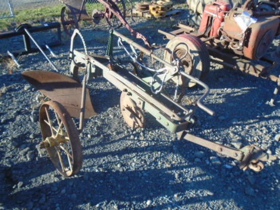 John Deere 1x Trailer Plow On Steel Wheels